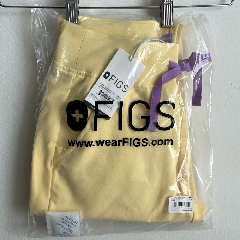 Butter Yellow Figs High waisted Zamora joggers